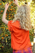 Heidi Top - Tangerine